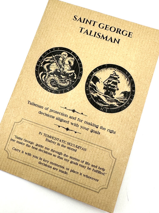 TALISMANES DE SAN JORGE PARA TOMAR BUENAS DECISIONES Y PROTEGER - 6 TALISMANES