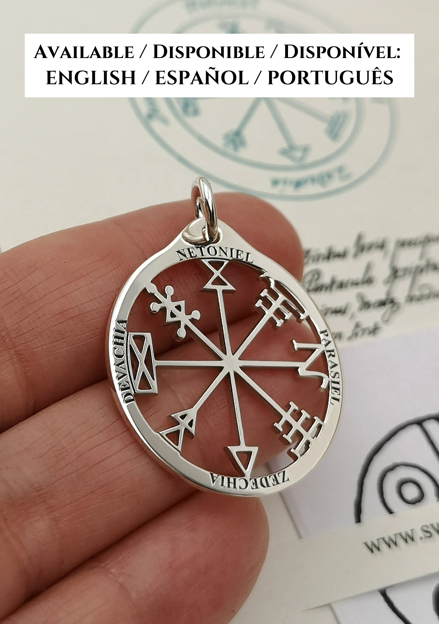 SILVER TALISMAN OF SOLOMON - TREASURE DISCOVERER – Swami Manuel