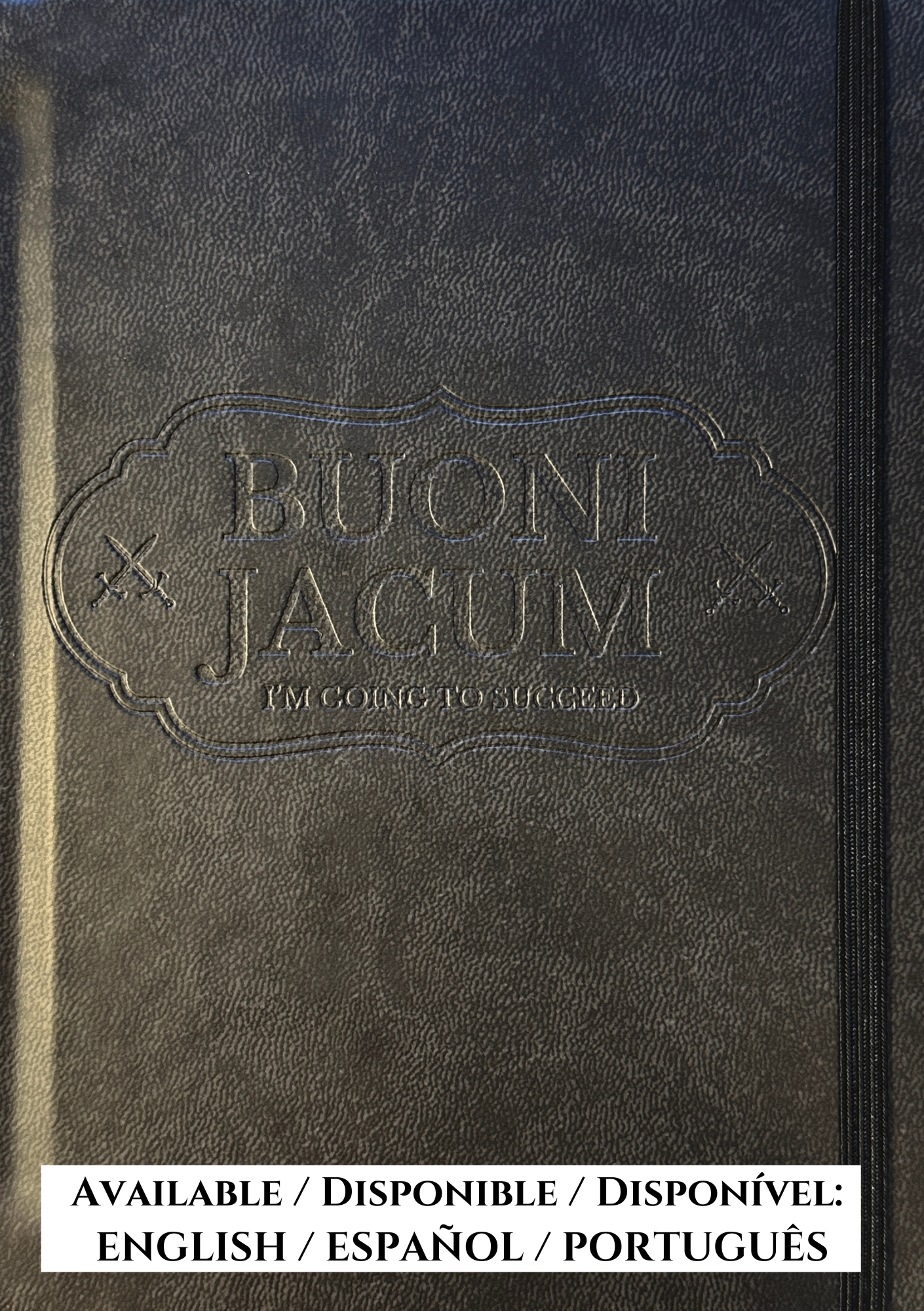 BUONI JACUM NOTEBOOK - Handmade edition with formula for success (200 pages, vegan leather)