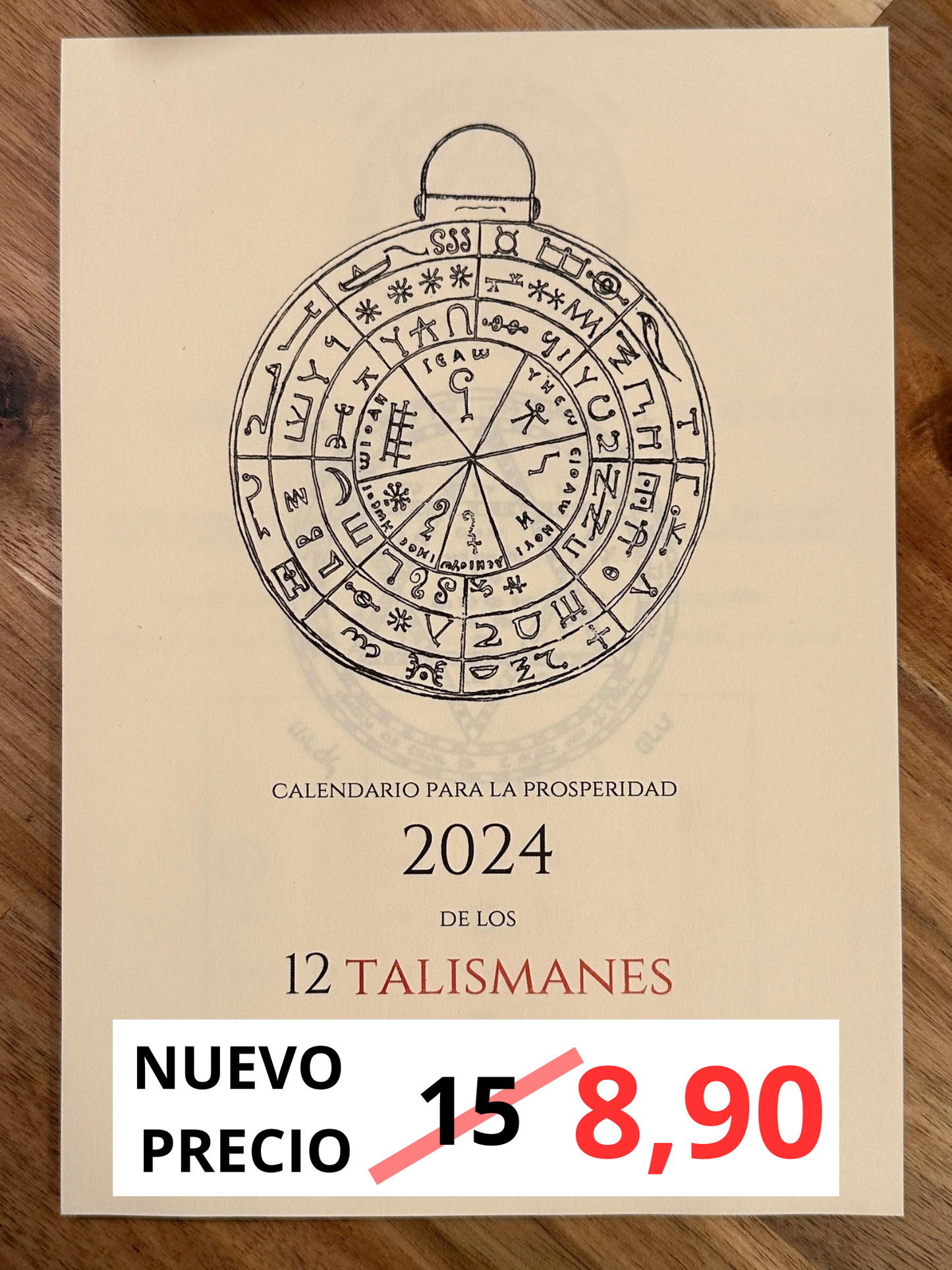 CALENDARIO PARA LA PROSPERIDAD 2024 DE LOS 12 TALISMANES