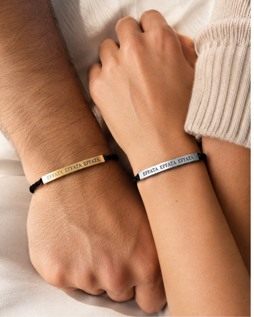 Pulsera EFFATA · Acero Inoxidable Grabado