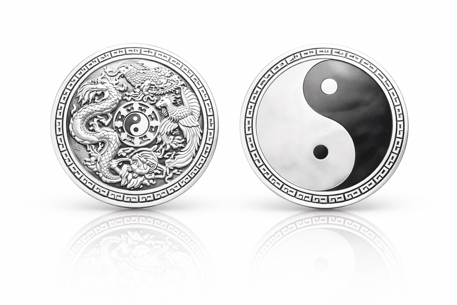 TALISMÁN DEL DRAGÓN Y EL FÉNIX -  Prosperidad, equilibrio y renovación