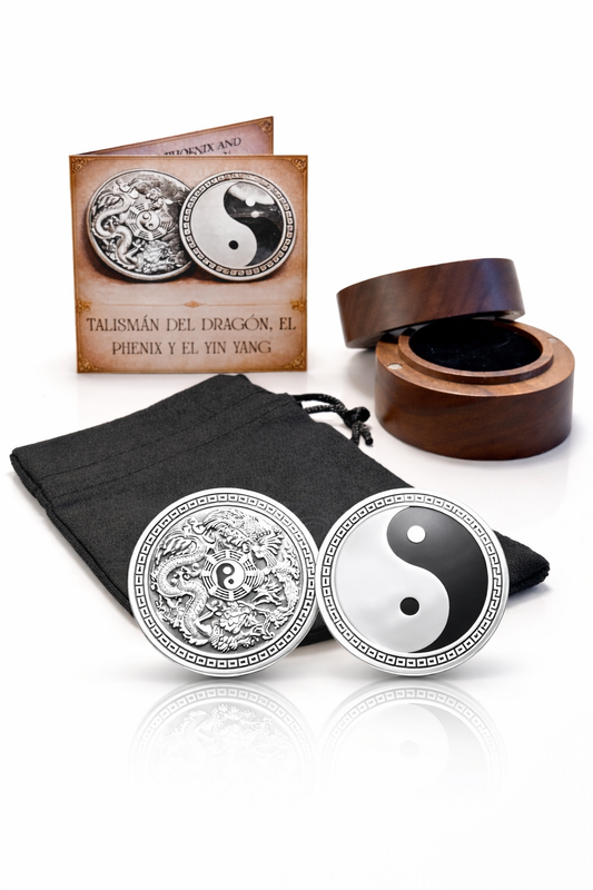 TALISMÁN DEL DRAGÓN Y EL FÉNIX -  Prosperidad, equilibrio y renovación