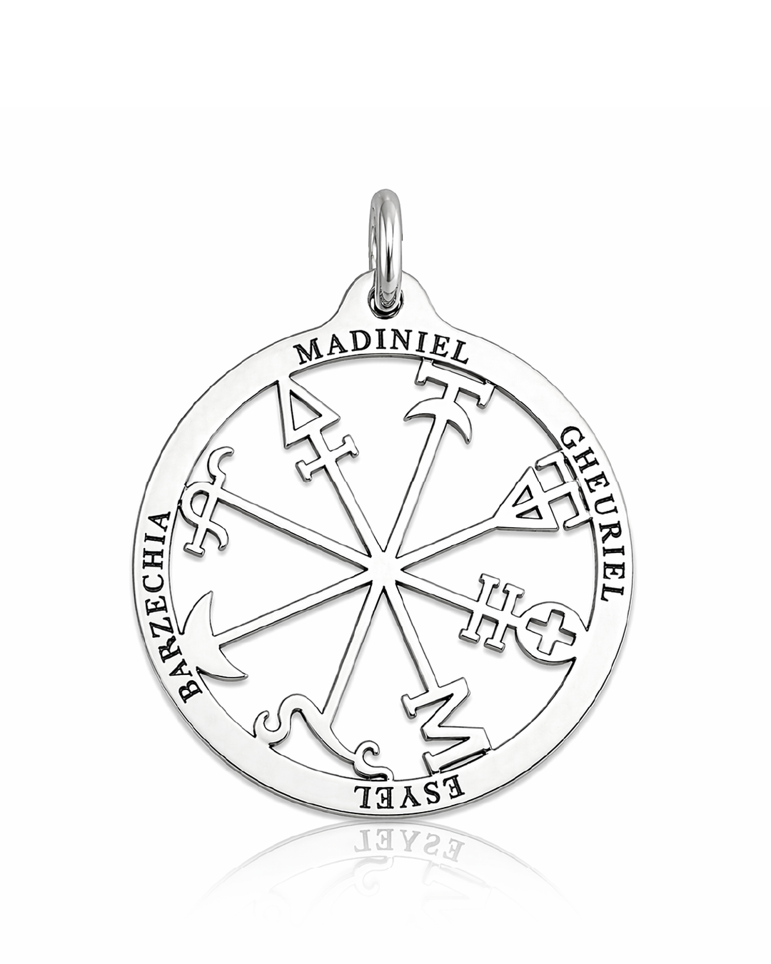 Silver Solomon Talisman - Protective Shield