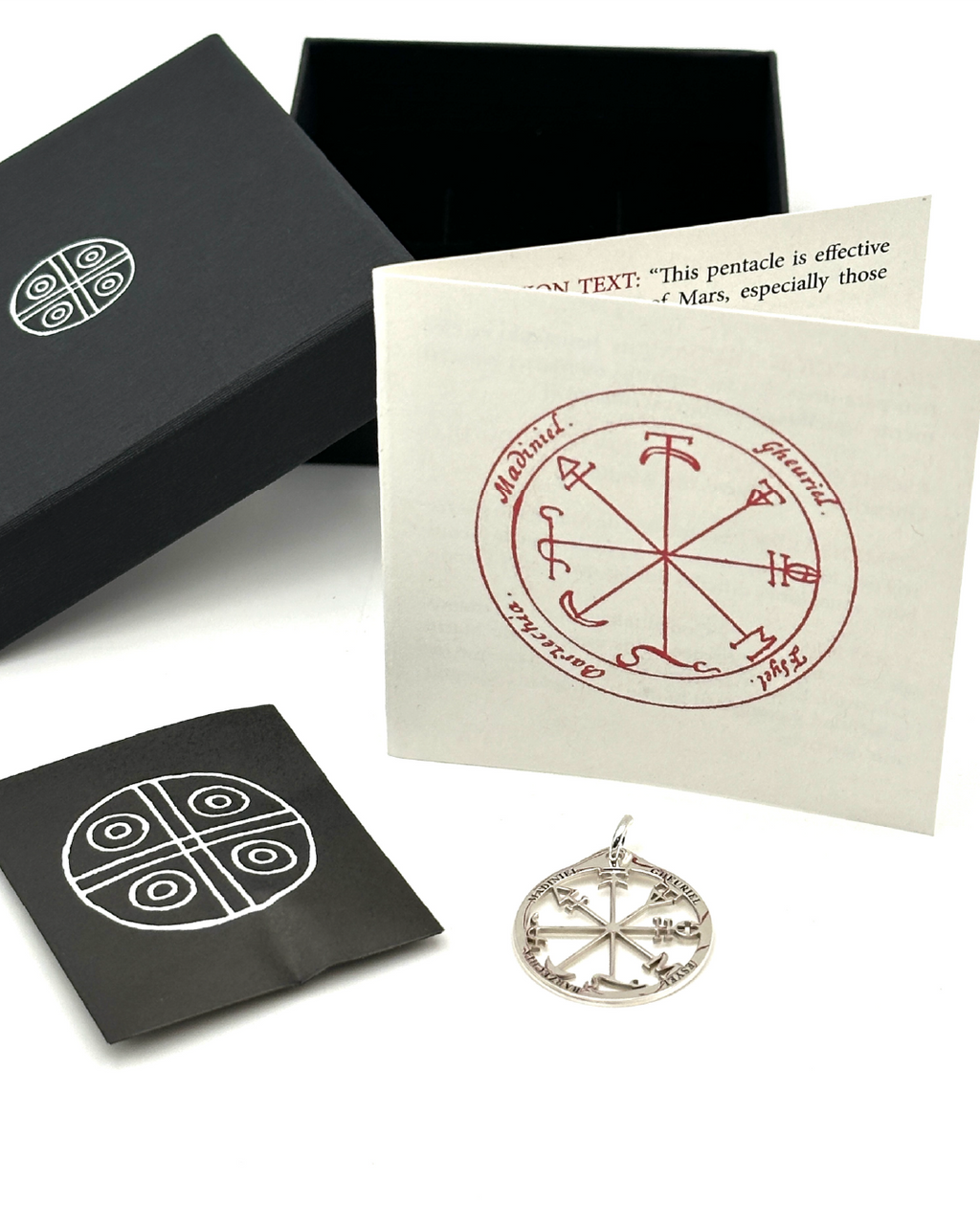 Silver Solomon Talisman - Protective Shield