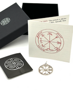Silver Solomon Talisman - Protective Shield