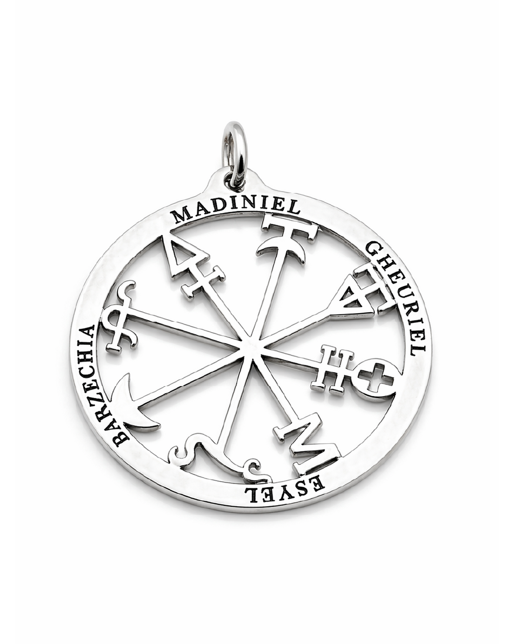 Silver Solomon Talisman - Protective Shield