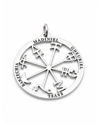 Silver Solomon Talisman - Protective Shield