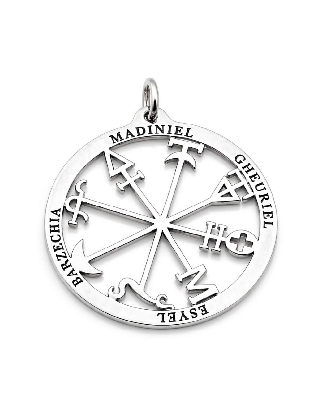 Silver Solomon Talisman - Protective Shield
