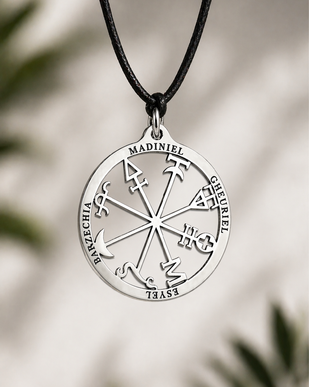 Silver Solomon Talisman - Protective Shield