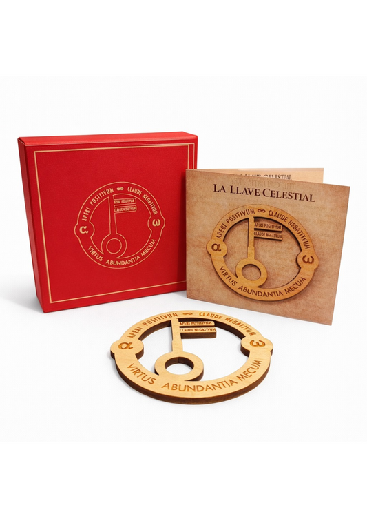PLACA LLAVE CELESTIAL - TALISMÁN DE ABUNDACIA Y PROTECCIÓN