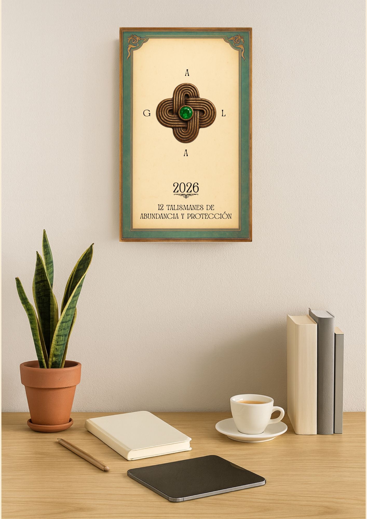 CALENDARIO 2026 - 12 TALISMANES DE ABUNDANCIA Y PROTECCIÓN