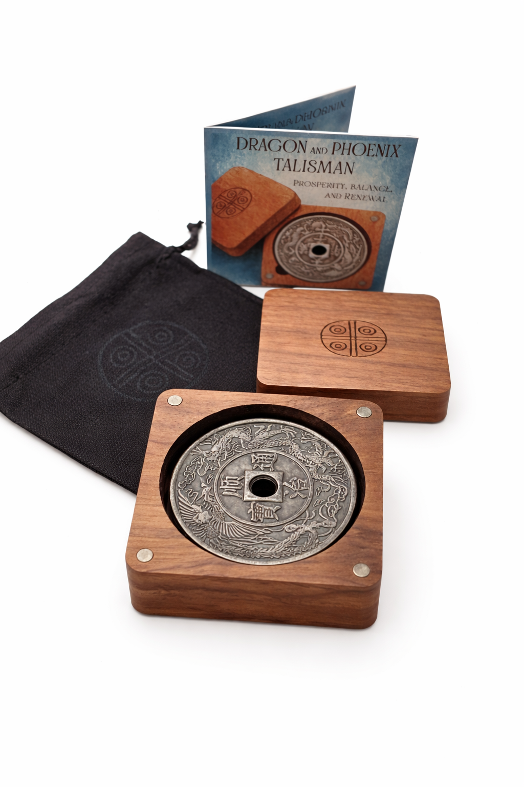 TALISMÁN DEL DRAGÓN Y EL FÉNIX -  Prosperidad, equilibrio y renovación