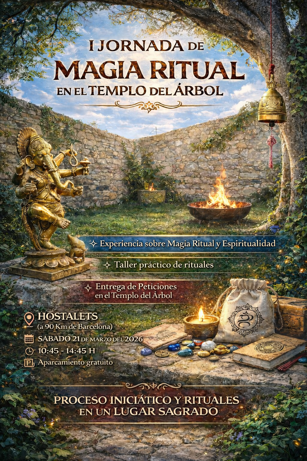 I JORNADA DE MAGIA RITUAL EN TEMPLO DEL ÁRBOL