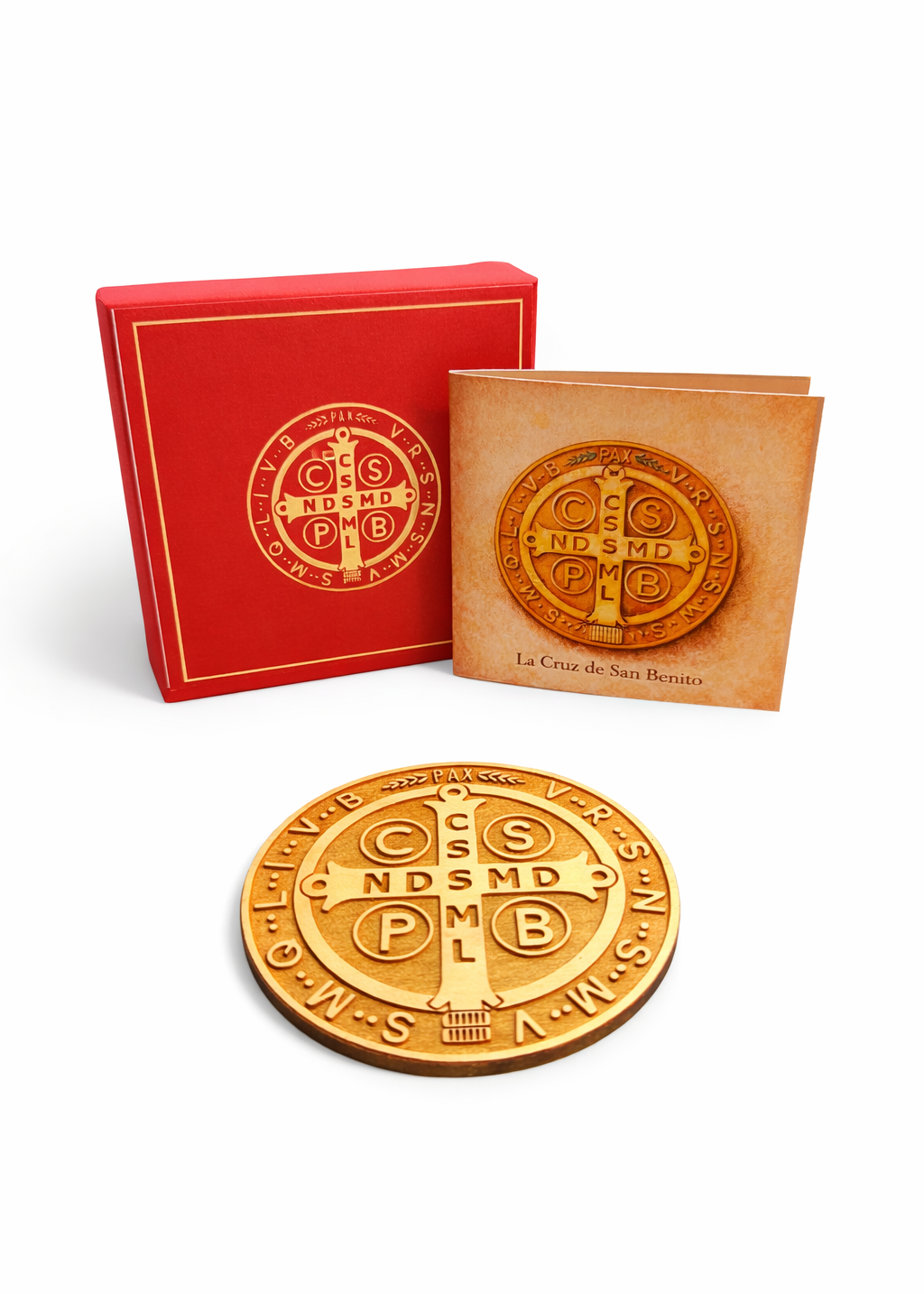 PLACA CRUZ DE SAN BENITO - PROTECCIÓN Y LIBERACIÓN ESPIRITUAL