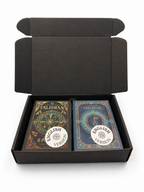 Libro El Talismán de los 6 Poderes con sus 3 talismanes de madera maciza