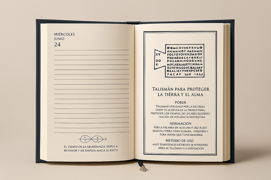 EDICIÓN ESPECIAL RITUALES MAGIAE 2026 - LIBRO/AGENDA CON 53 TALISMANES