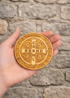 ST. BENEDICT CROSS PLAQUE - SPIRITUAL PROTECTION AND LIBERATION
