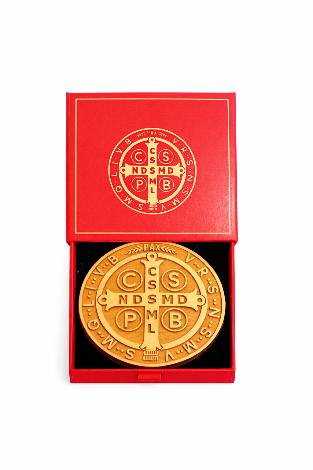 PLACA CRUZ DE SAN BENITO - PROTECCIÓN Y LIBERACIÓN ESPIRITUAL