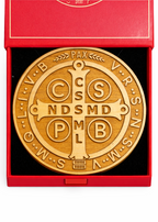 ST. BENEDICT CROSS PLAQUE - SPIRITUAL PROTECTION AND LIBERATION