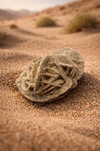 TUAREG CROSS TALISMAN WITH DESERT ROSE