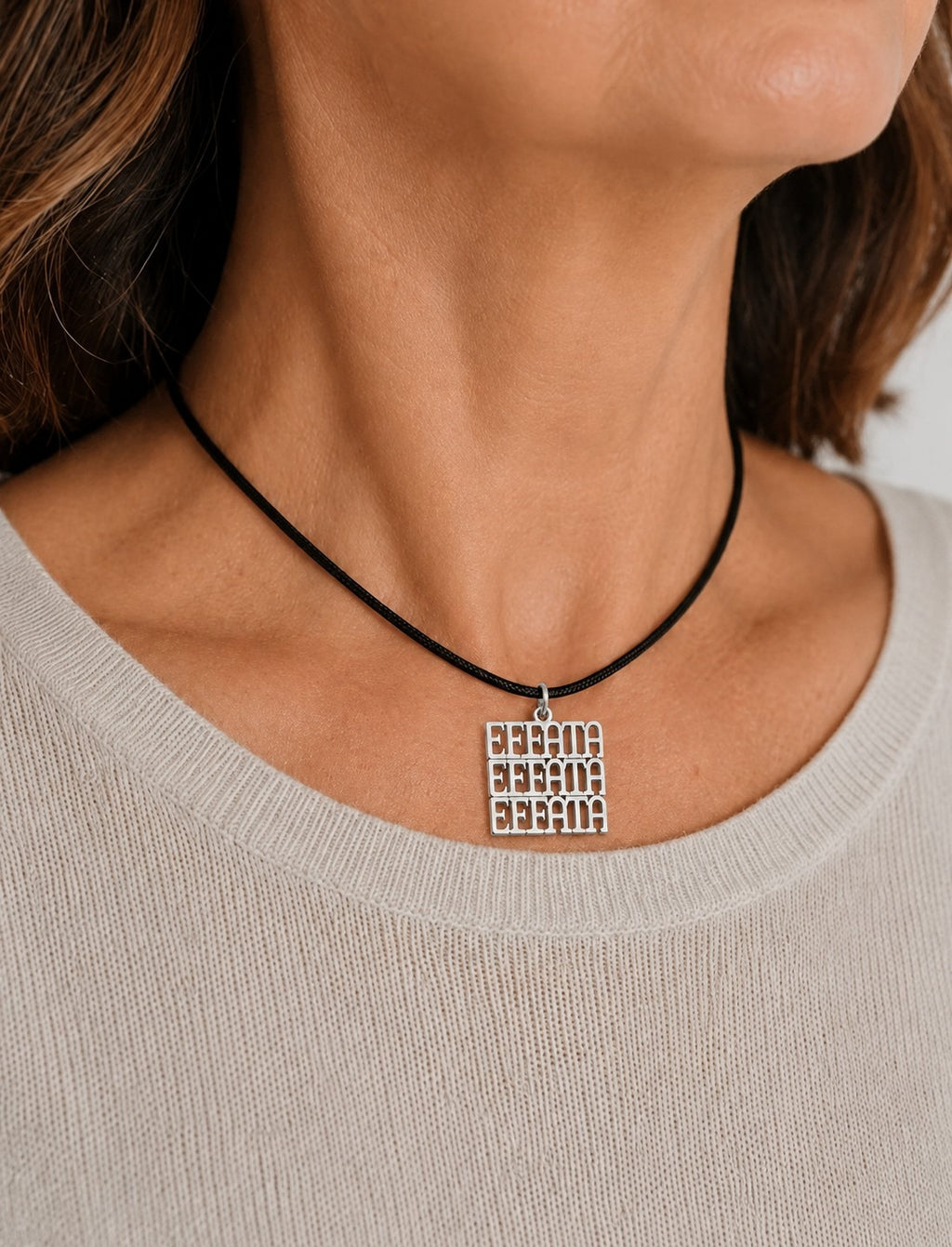 Colgante de Plata 925 · EFFATA — Abundancia y Nuevos Comienzos