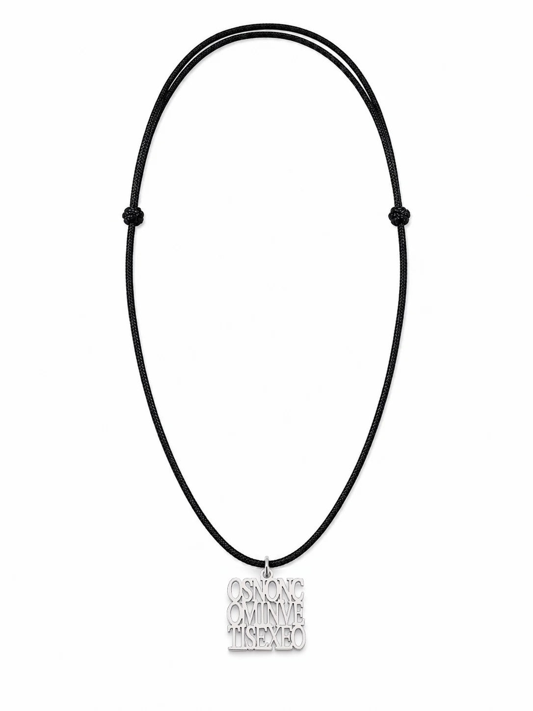Colgante de Plata 925 · OS NON COMMINUETIS EX EO — Protección y Fortaleza