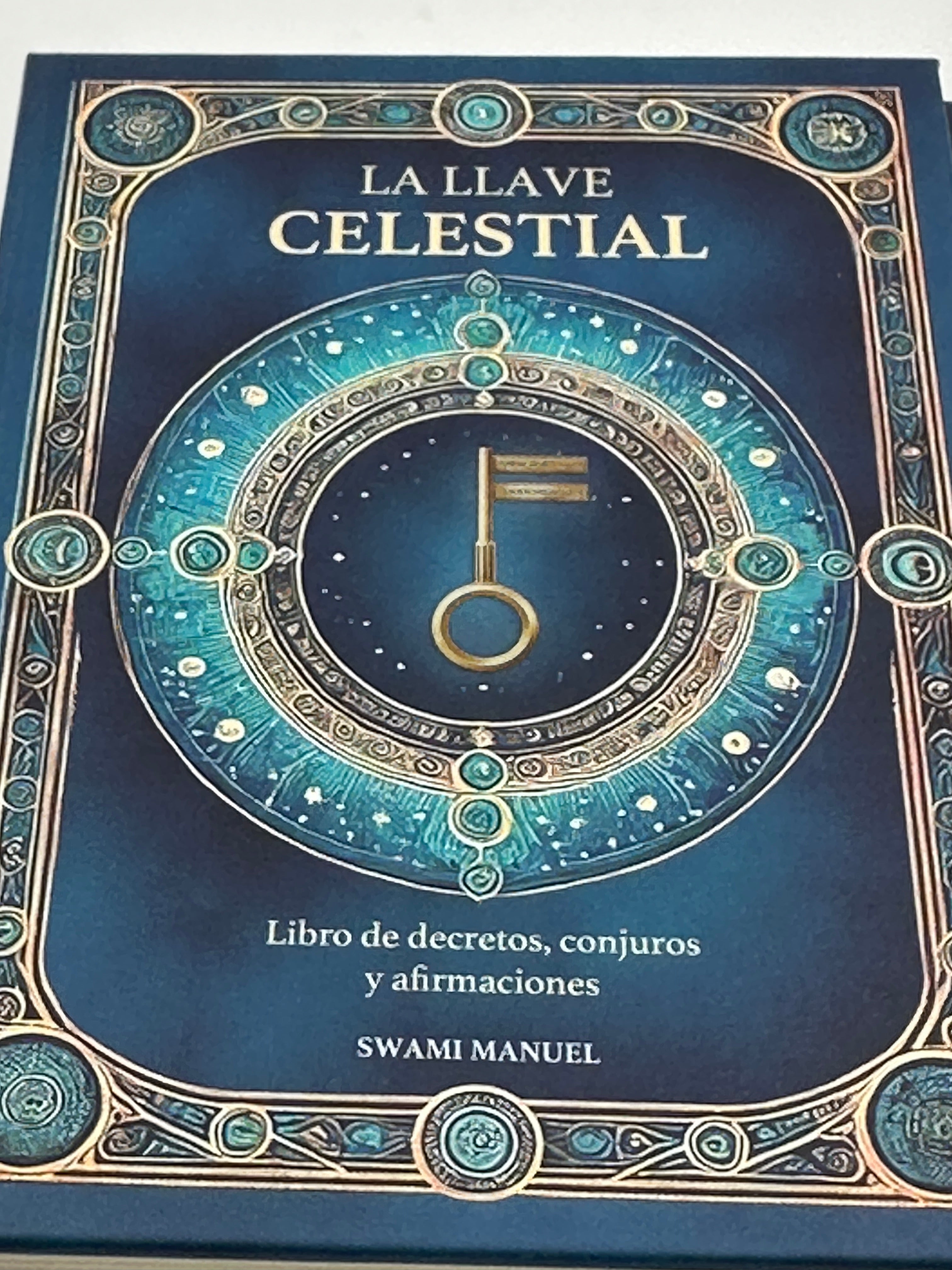 BOOK - THE CELESTIAL KEY + 3 WOODEN TALISMANS