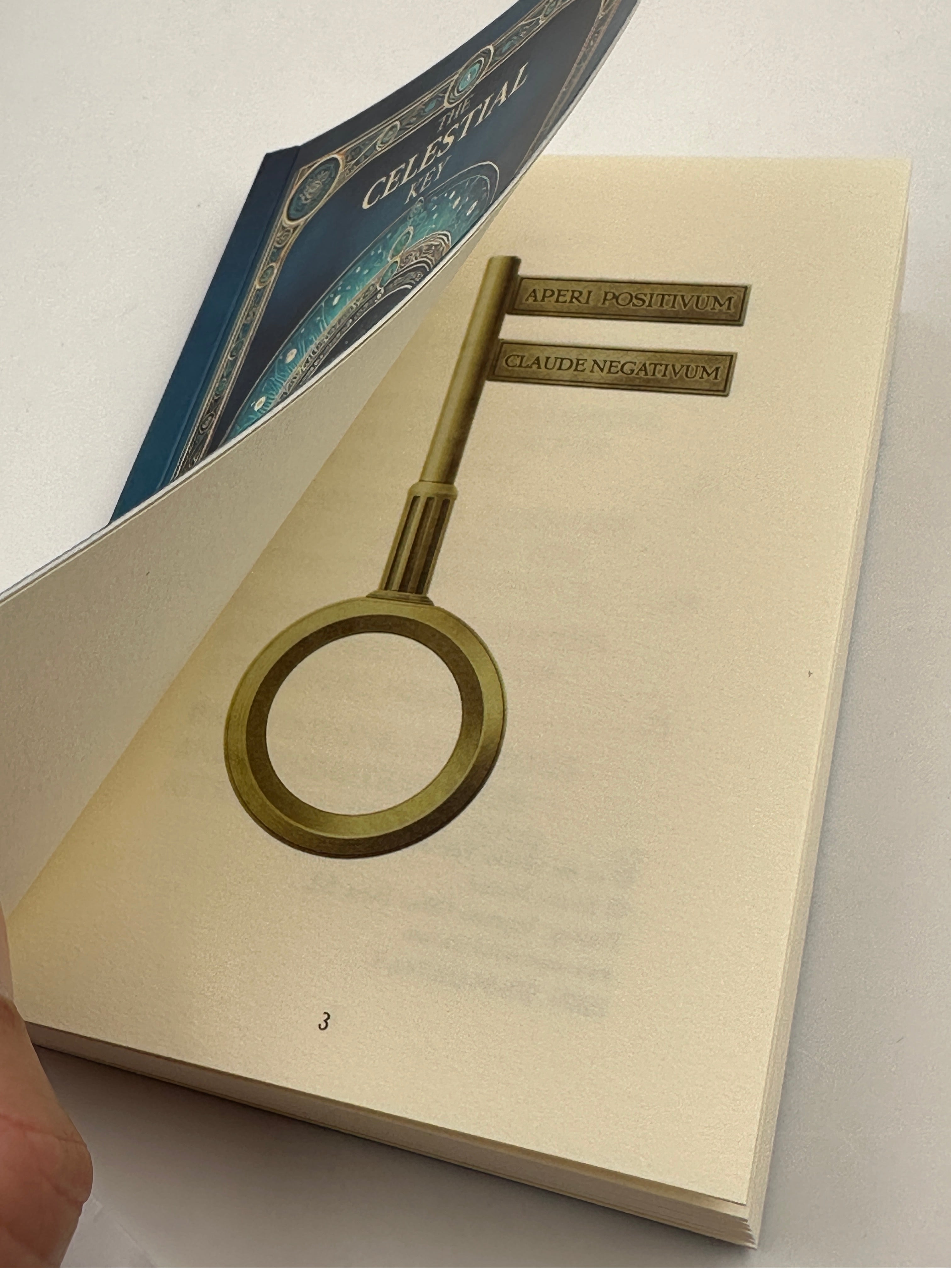 SPECIAL EDITION - THE CELESTIAL KEY - BOOK + SILVER TALISMAN + 3 TALISMANS