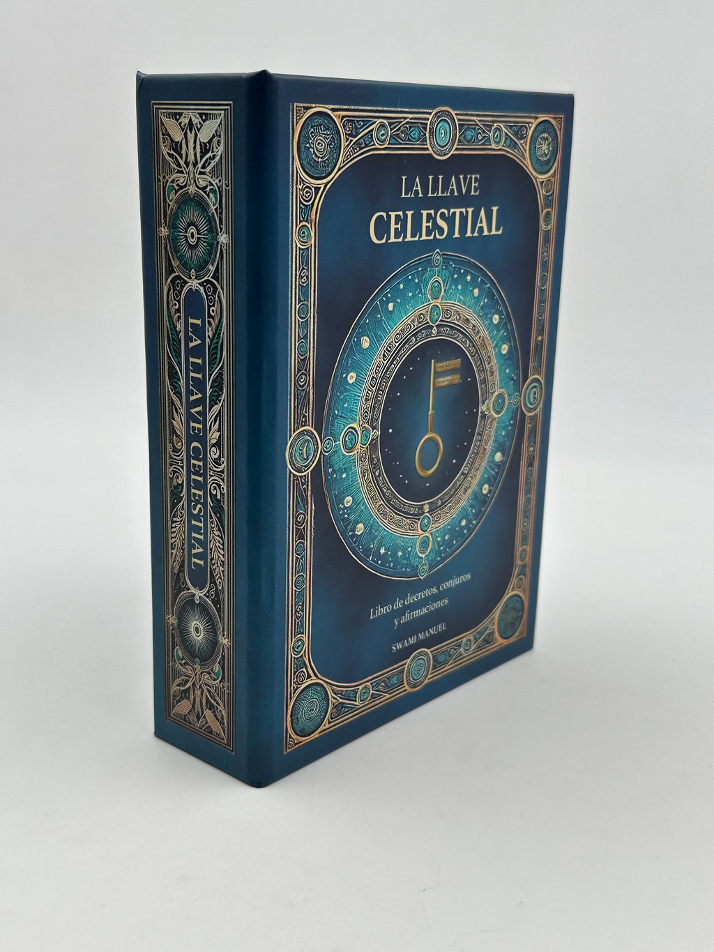 BOOK - THE CELESTIAL KEY + 3 WOODEN TALISMANS