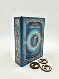 BOOK - THE CELESTIAL KEY + 3 WOODEN TALISMANS