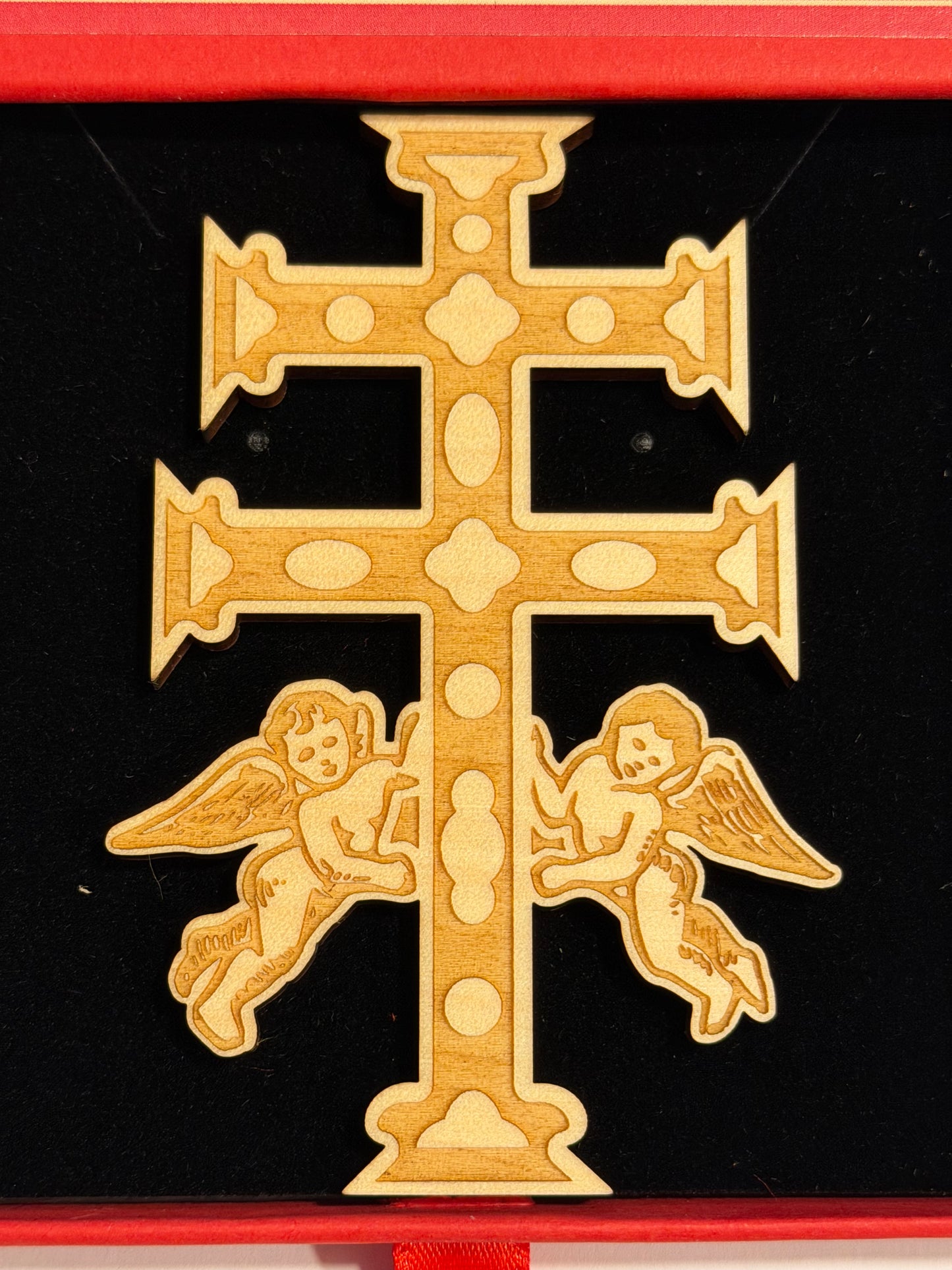 PLACA CRUZ DE CARAVACA - TALISMÁN DE PODER Y PROTECCIÓN