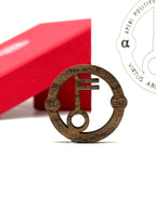 CELESTIAL KEY TALISMAN MADE OF SOLID WALNUT WOOD