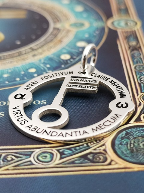 SPECIAL EDITION - THE CELESTIAL KEY - BOOK + SILVER TALISMAN + 3 TALISMANS