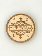 EFFATA - AGLA WOODEN PLAQUE – ABUNDANCE AND PROTECTION