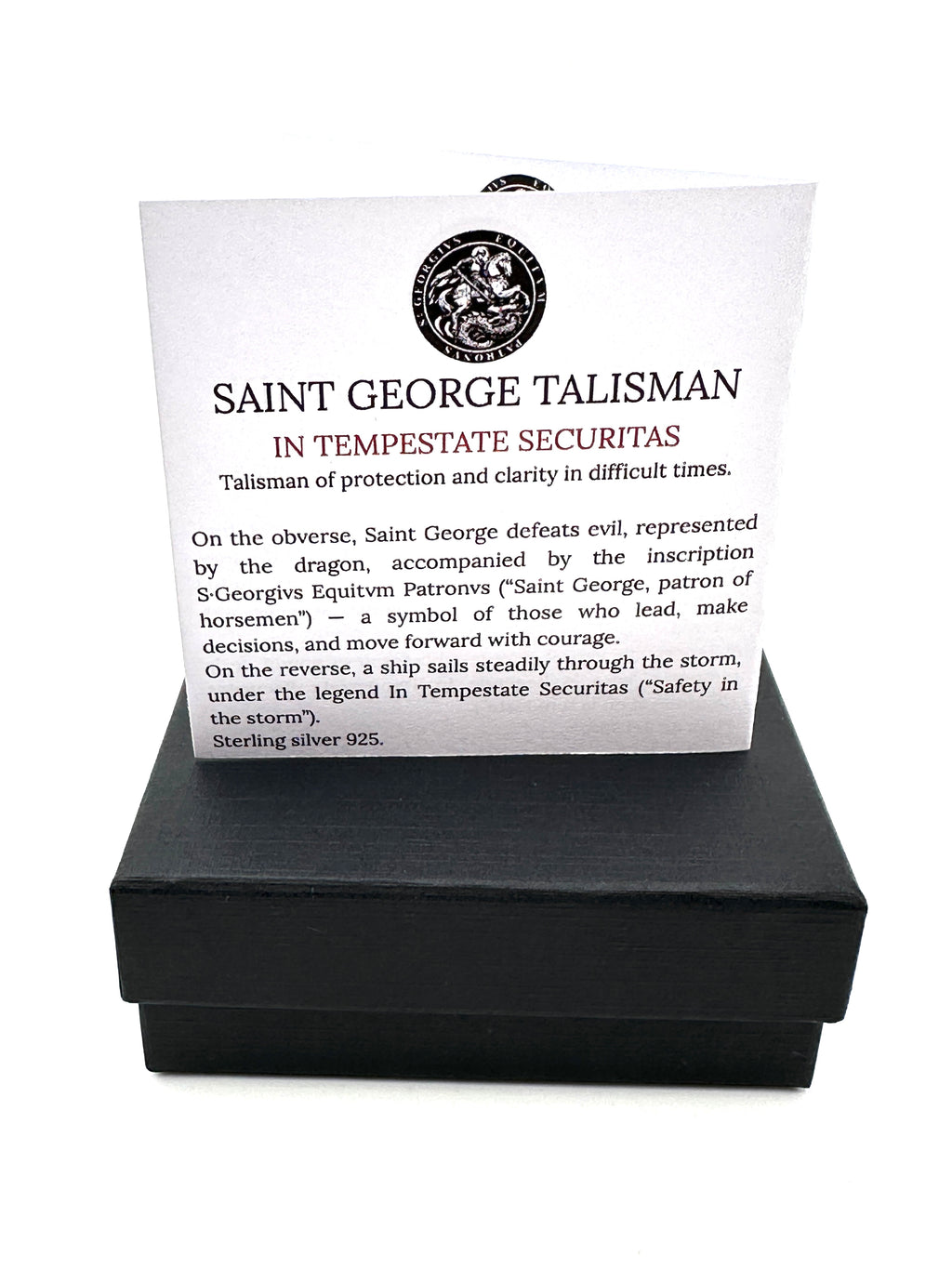 SAINT GEORGIUS - SAINT GEORGE - SANT JORDI TALISMAN