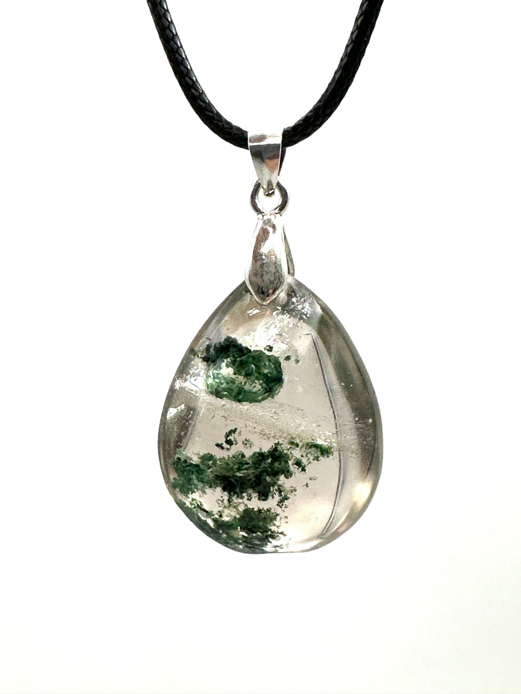 SHAMANIC DREAM QUARTZ WITH SILVER AND THYME