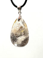 SHAMANIC DREAM QUARTZ WITH SILVER AND THYME