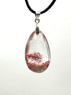 SHAMANIC DREAM QUARTZ WITH SILVER AND THYME