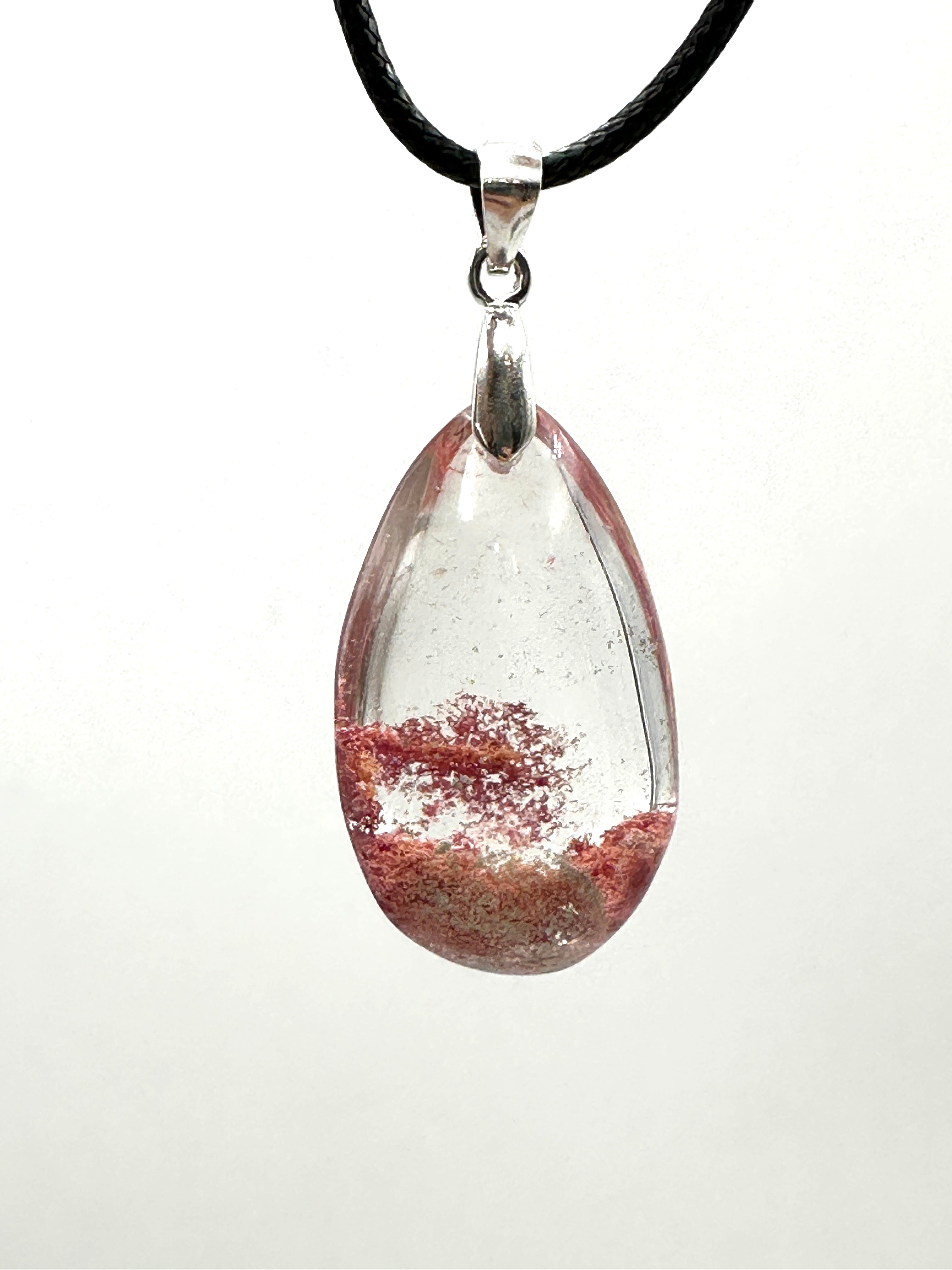 SHAMANIC DREAM QUARTZ WITH SILVER AND THYME