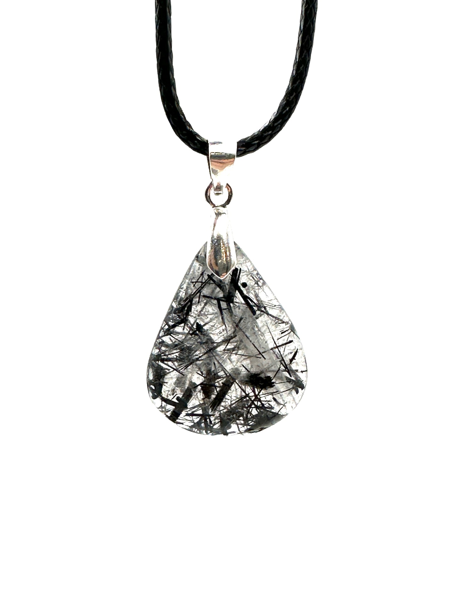 CUARZO TURMALINADO + "HENO DE LA CAMA DE LA VIRGEN MARÍA"