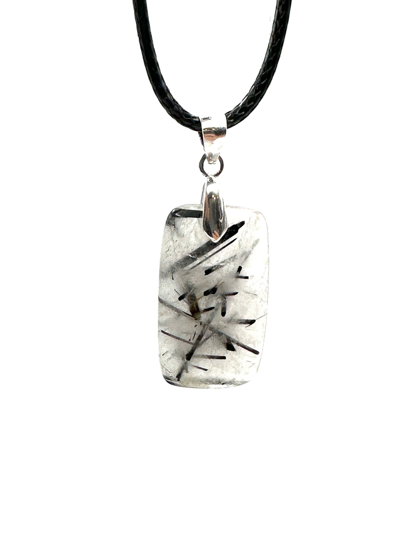 CUARZO TURMALINADO + "HENO DE LA CAMA DE LA VIRGEN MARÍA"