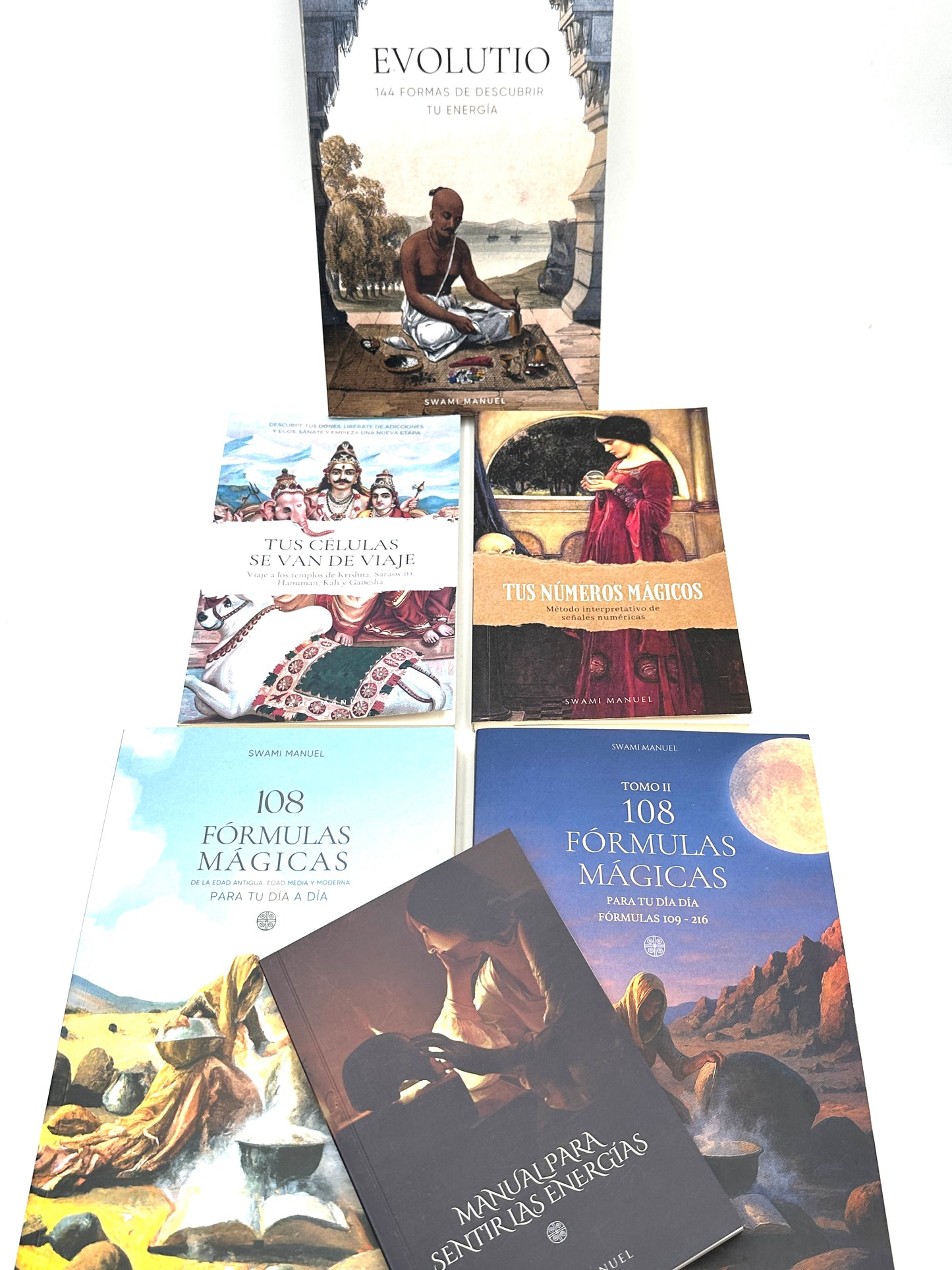 SWAMI MANUEL - COLECCIÓN EN ESPAÑOL MAGIA Y ESPIRITUALIDAD - SET DE 6 LIBROS