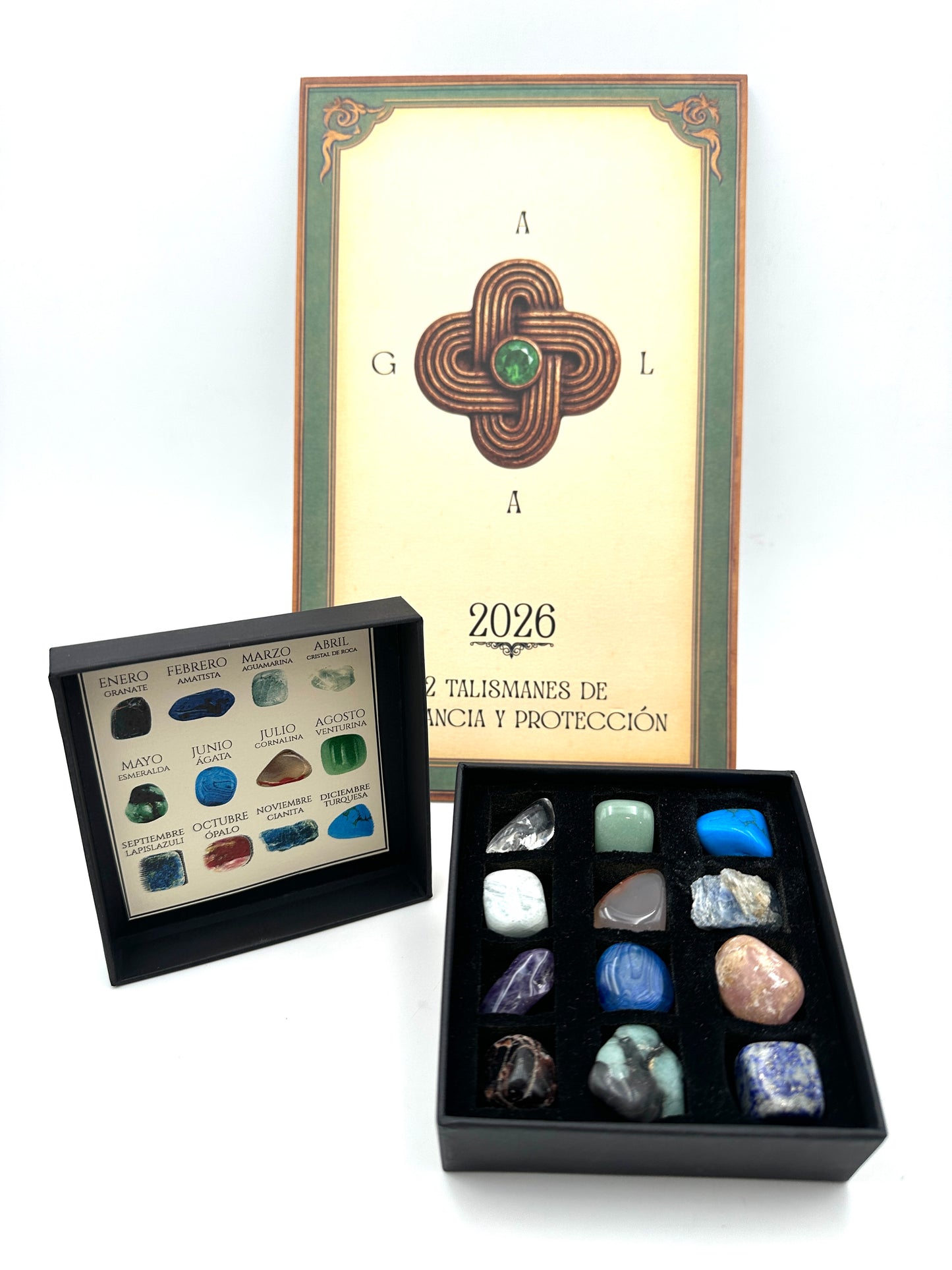 THE STONES OF THE 2026 CALENDAR – CALENDAR + 12 STONES