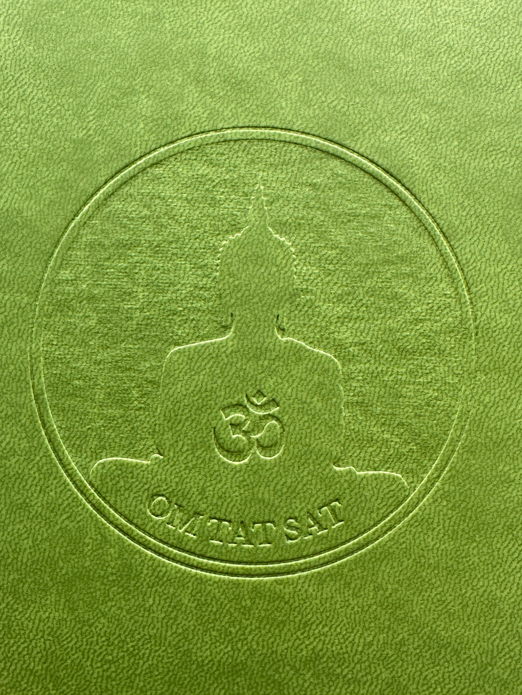 OM TAT SAT NOTEBOOK - Handcrafted edition with the mantra of supreme truth (200 pages, Vegan Leather)
