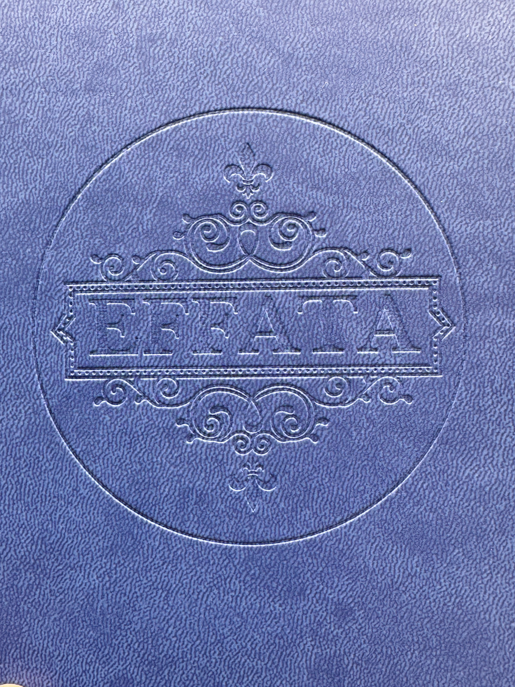 EFFATA NOTEBOOK - Handcrafted edition with the magic word that opens paths (200 pages, Vegan Leather)