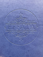 EFFATA NOTEBOOK - Handcrafted edition with the magic word that opens paths (200 pages, Vegan Leather)