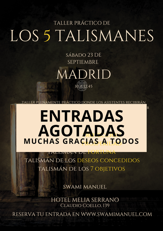 Curso / Taller PRESENCIAL LOS 5 TALISMANES - 23.9.23 MADRID