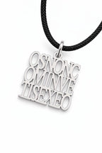 Colgante de Plata 925 · OS NON COMMINUETIS EX EO — Protección y Fortaleza
