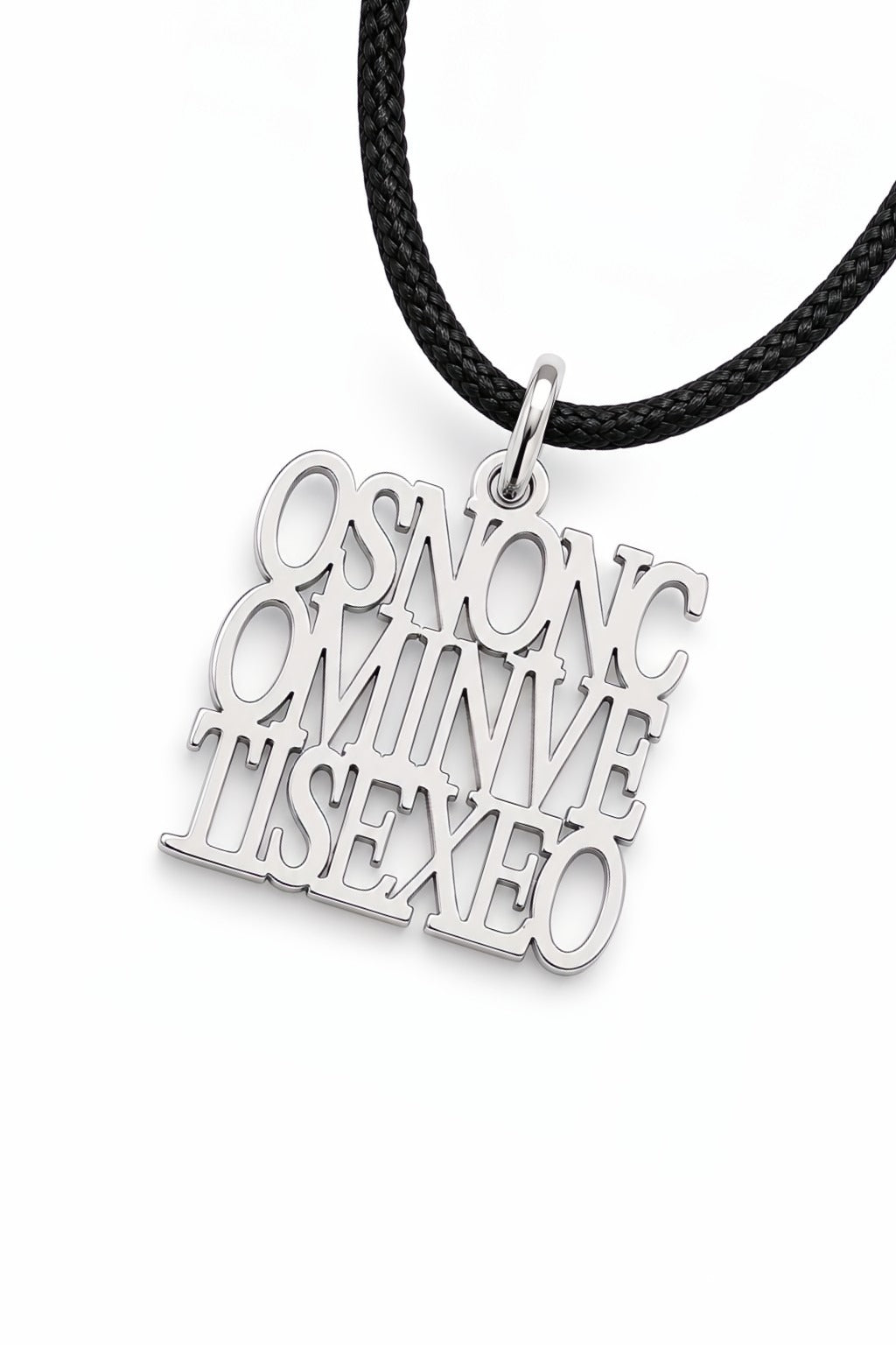 Colgante de Plata 925 · OS NON COMMINUETIS EX EO — Protección y Fortaleza